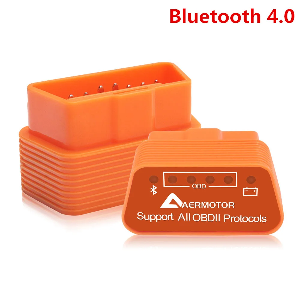 Aermotor ELM327 Bluetooth 4,0 Elm327 WIFI OBD2 V 1,5 Auto Diagnose Scanner ULME 327 Bluetooth 4 OBDII 1,5 Für IOS android PC