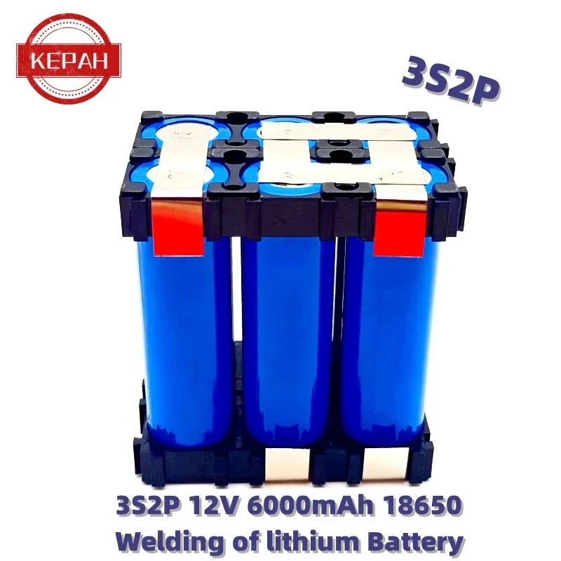 2S1P 3S2P 4S1P 4S2P 5S1P 5S2P 6S2P 6S1P 18650 battery pack custom battery welding 3000mAh / 6000mah battery pack 7.4V to 25.2V