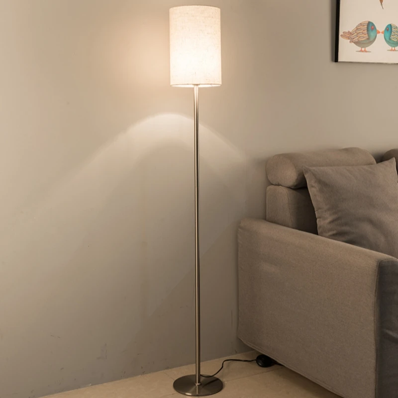 

Modern Silver Metal Floor Lamp, Art Deco Standing Light for Living Room Corner, Fashion Simple to Use, Hot Sale