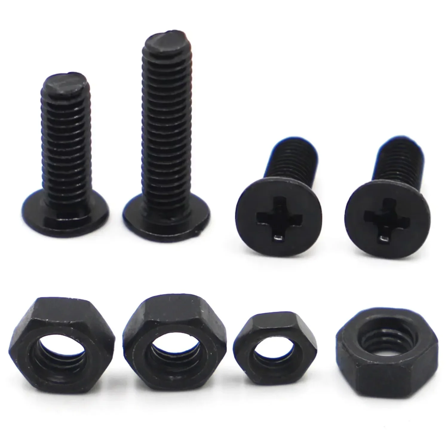 CM household screw nut box mixed mechanical Thin head screw combination set M2M2.5M3M4 Ultra Flat Wafer Head Bolts Laptop Screws