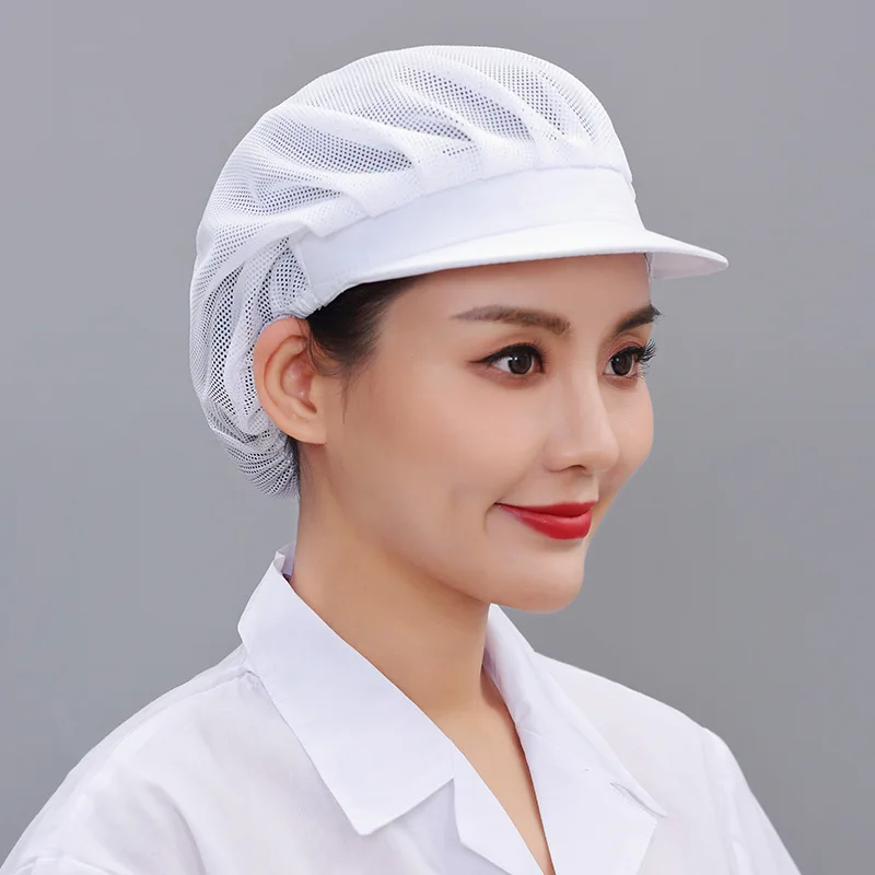 Chapeau de cuisine pour hommes et femmes, chapeau de Chef, accessoires de restaurant, casquette de cuisine, casquette d'hôtel respirante, uniforme de travail, chapeau de ménage