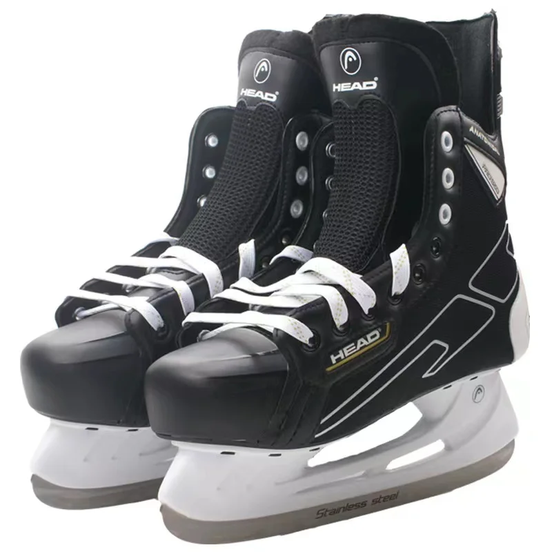 

Head-Ice Hockey Skates Shoes for Men and Women, Thermal Ice Skating Blade Shoes, Breathable, Waterproof, Kids Beignners, Winter