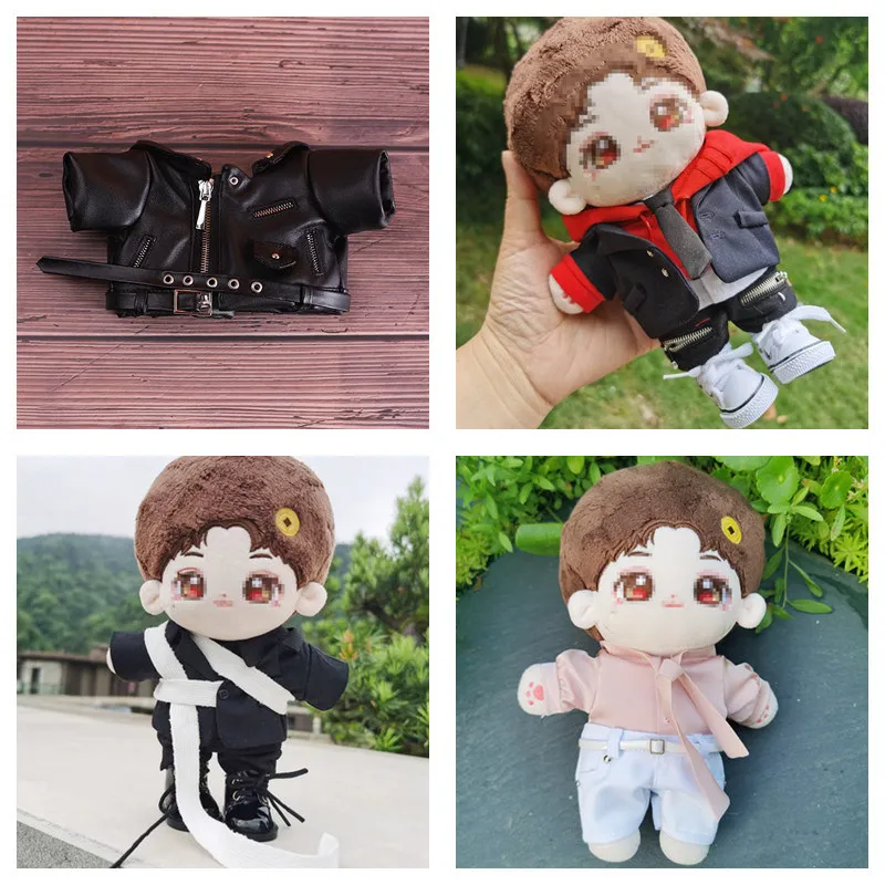 New 20cm Plush Doll anime Clothes for Hong Kong Mirror Combination Anson Lo 20cm Star Figurine Doll Clothes DIY doll Accessories