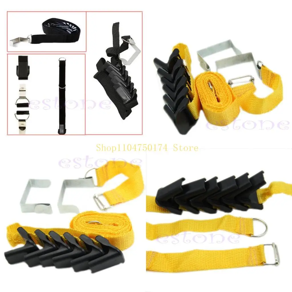 

Регулируемые ремни вешалка 6 крючков дверной шляп для шляпы Организатор для одежды для дома для дома шляпа шарф полотенцеваль