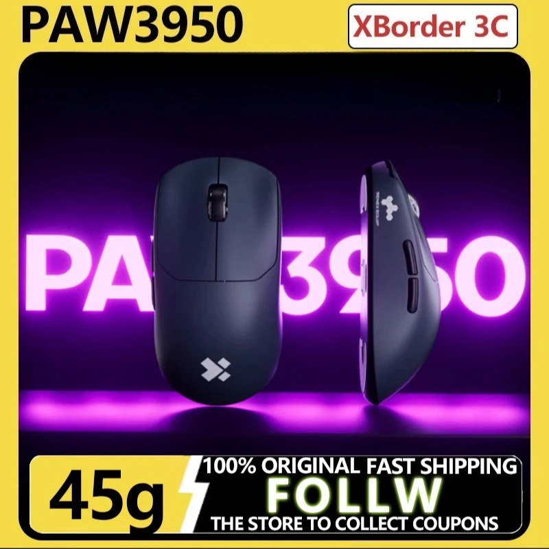 

New SIBERIA EX Ultralight Wireless Gaming Mouse Dual Mode 8K Wired PAW3950 Sensor Rechargeable Long Battery Life for PC Laptop