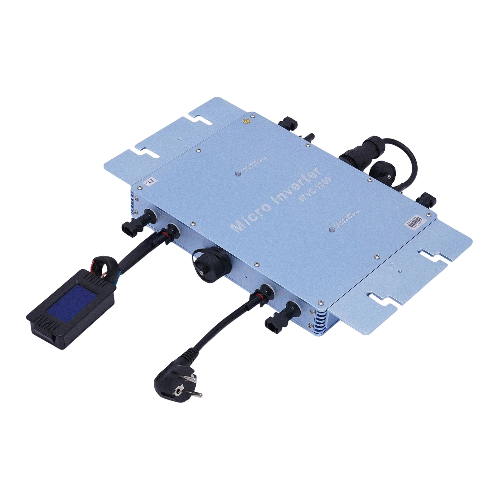 WVC-1200W zonne-energie-omvormer MPPT LCD-scherm 220V 50Hz voor 30-36V zonnepaneelsysteem IP65 waterdicht