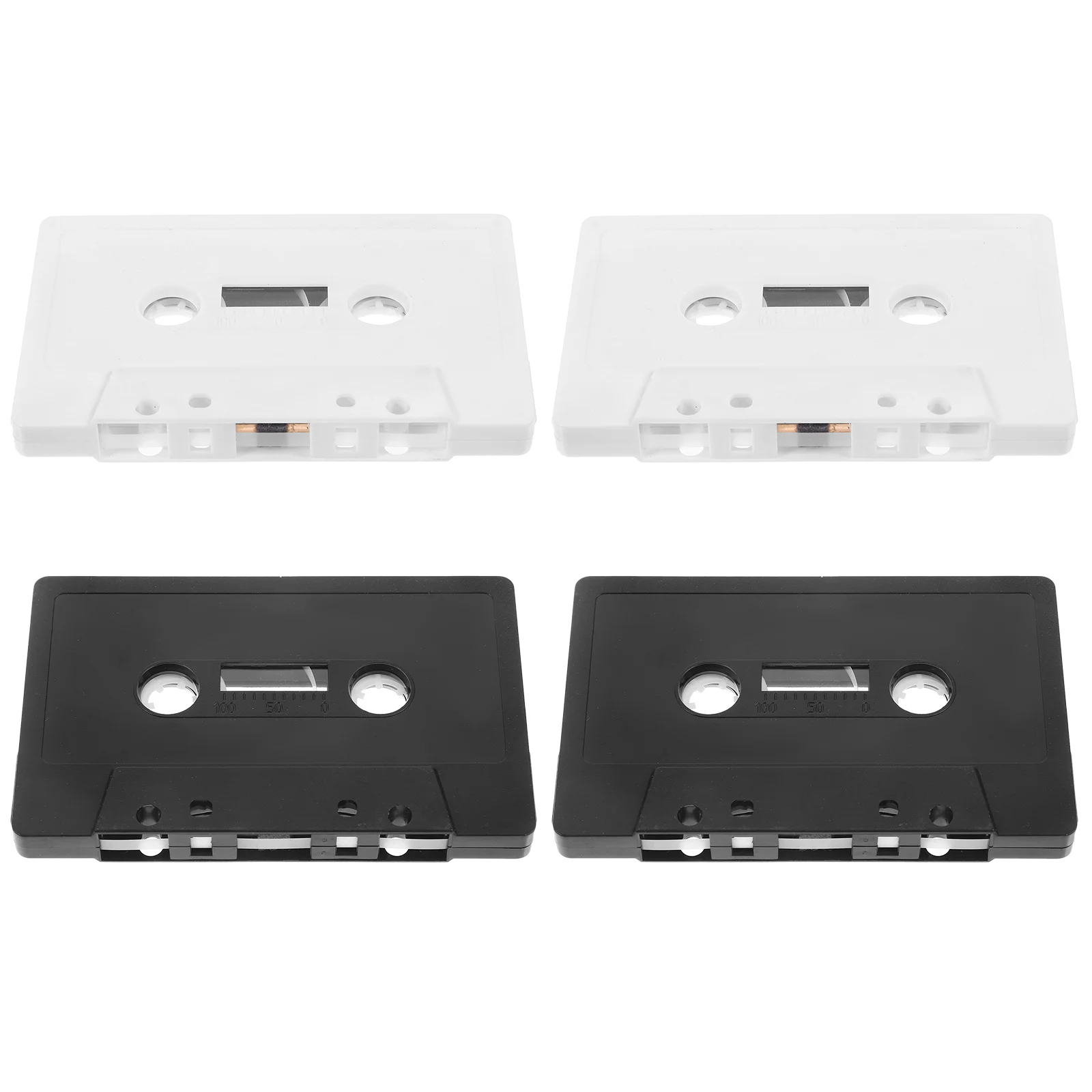 

4Pcs Blank Cassette Tape Vintage Style Classic Color DIY Cassette Wall Decor Retro Party Decoration DIY Audio Tape