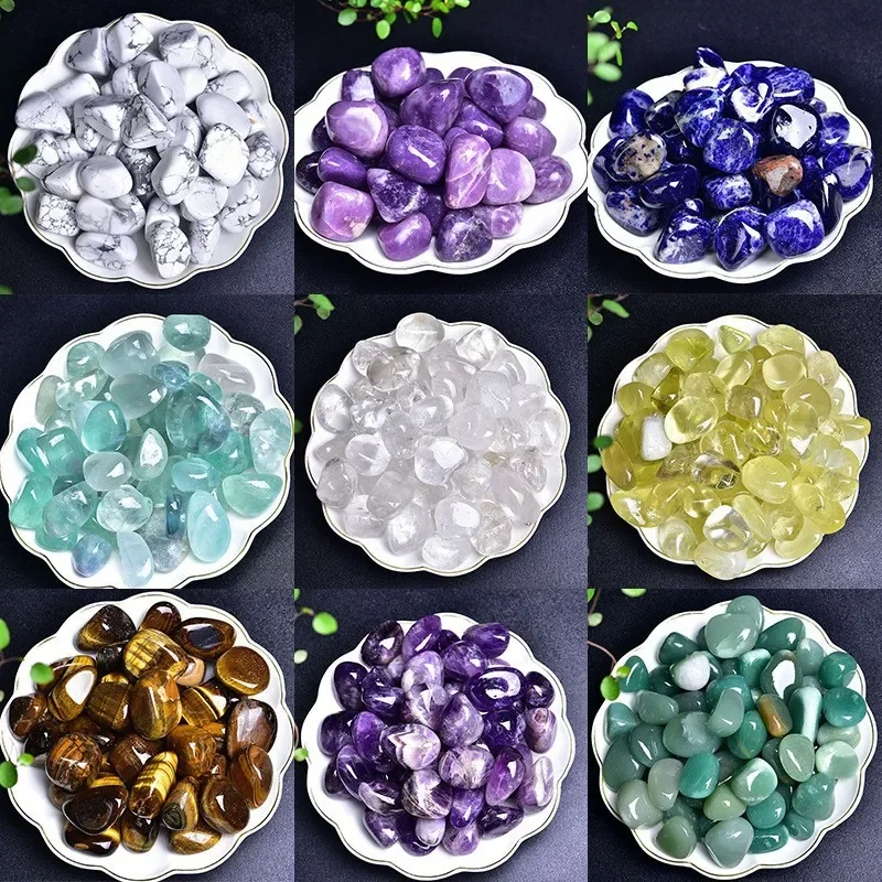 Natural Malachite Turquoise Quartz Crystals And Healing Stones Tumbled Bulk Mineral Specime Gemstones Home Aquarium Decoration