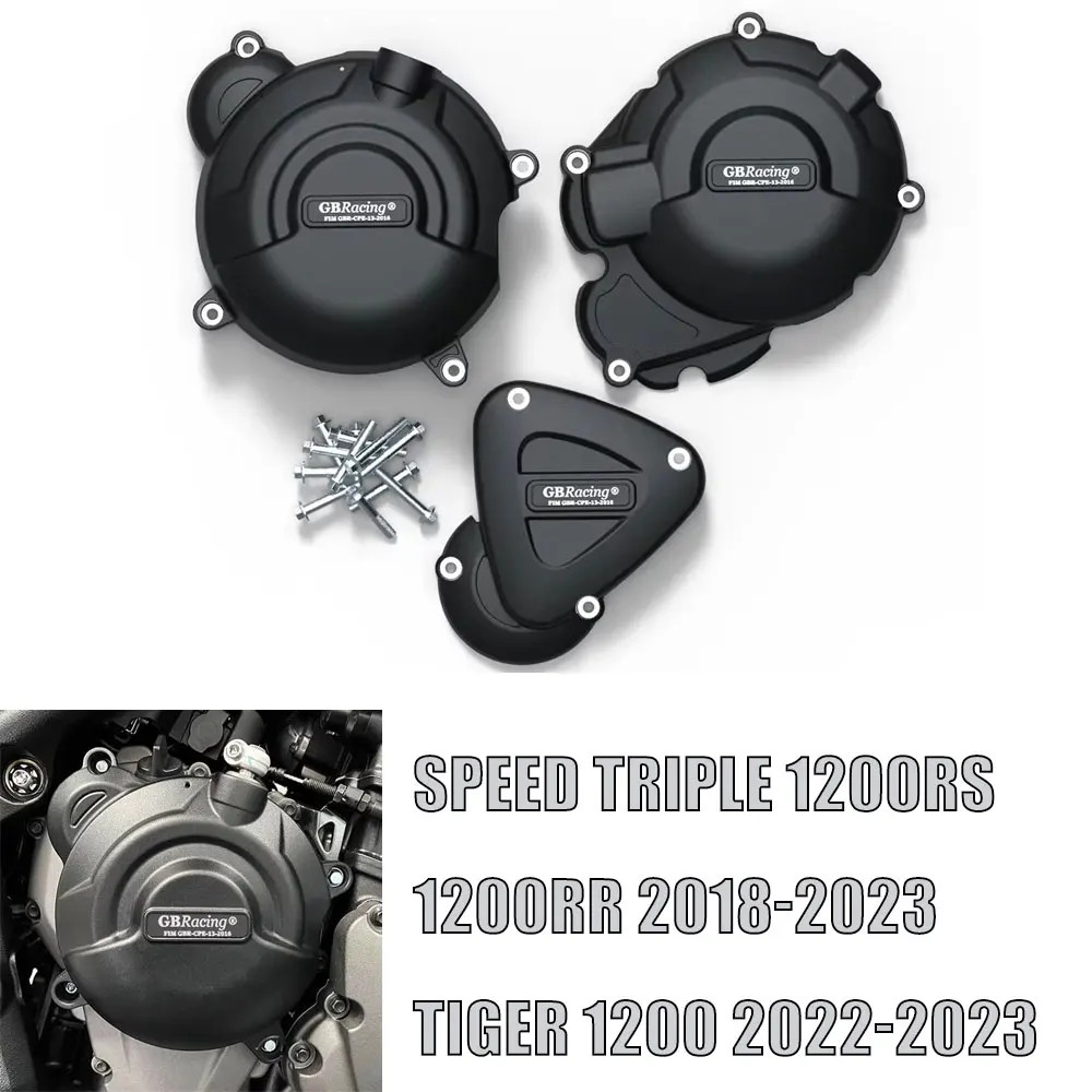 

Motorcycle Engine Cover Protection for For Triumph Speed Triple 1200RS 1200RR 2018-2023 Tiger 1200 2022-2023