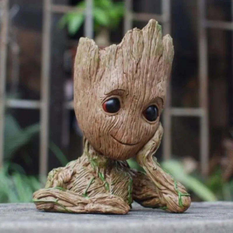 Bandai Groot Tree Vaso di fiori Action Figures Giocattoli di modello