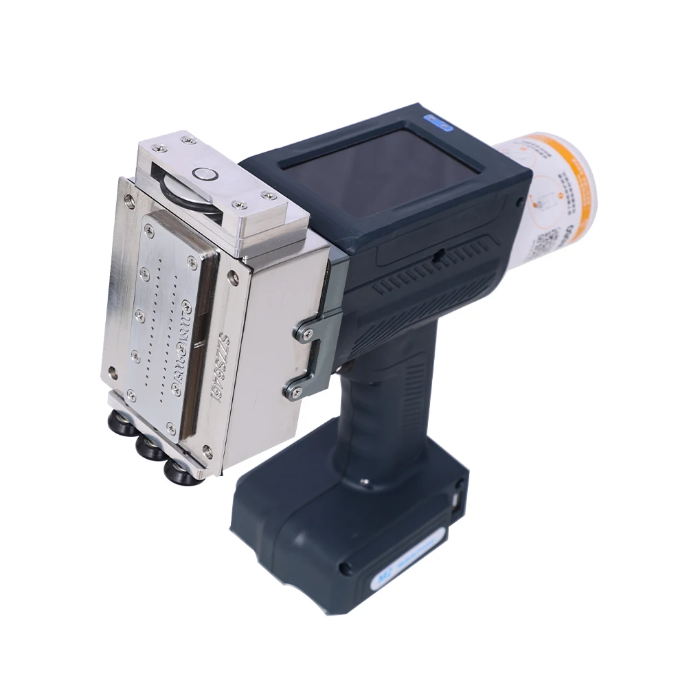 Large character portable integrated handheld inkjet printer flat wall cement construction site coding metal outdoor use brand ne
