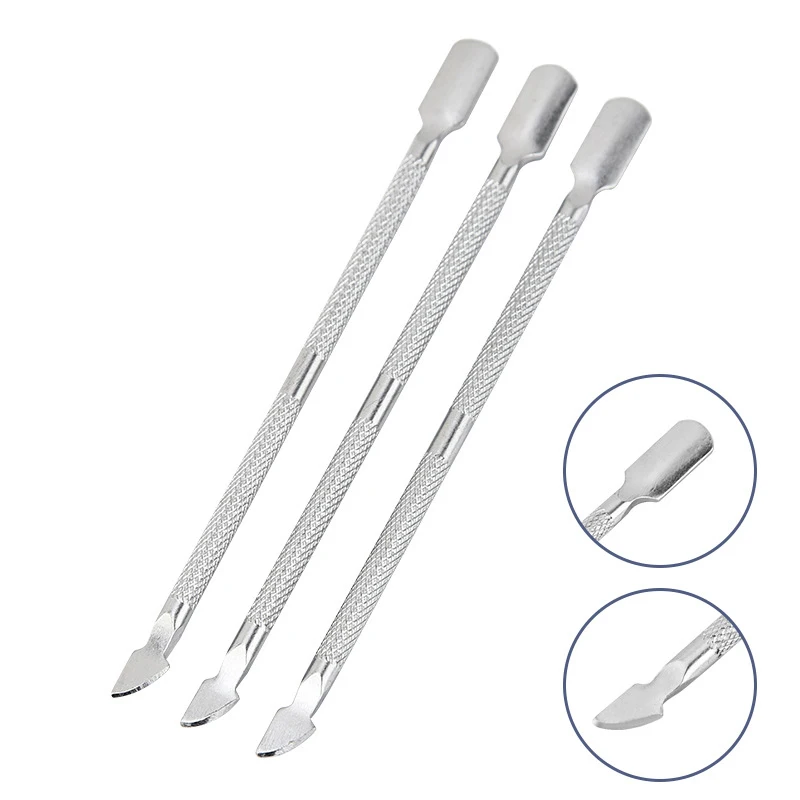 1/4Pcs Double Headed Stainless Steel Face Spatula Blackhead Remover Pore Deep Cleaner Exfoliator Portable Skin Care Tools