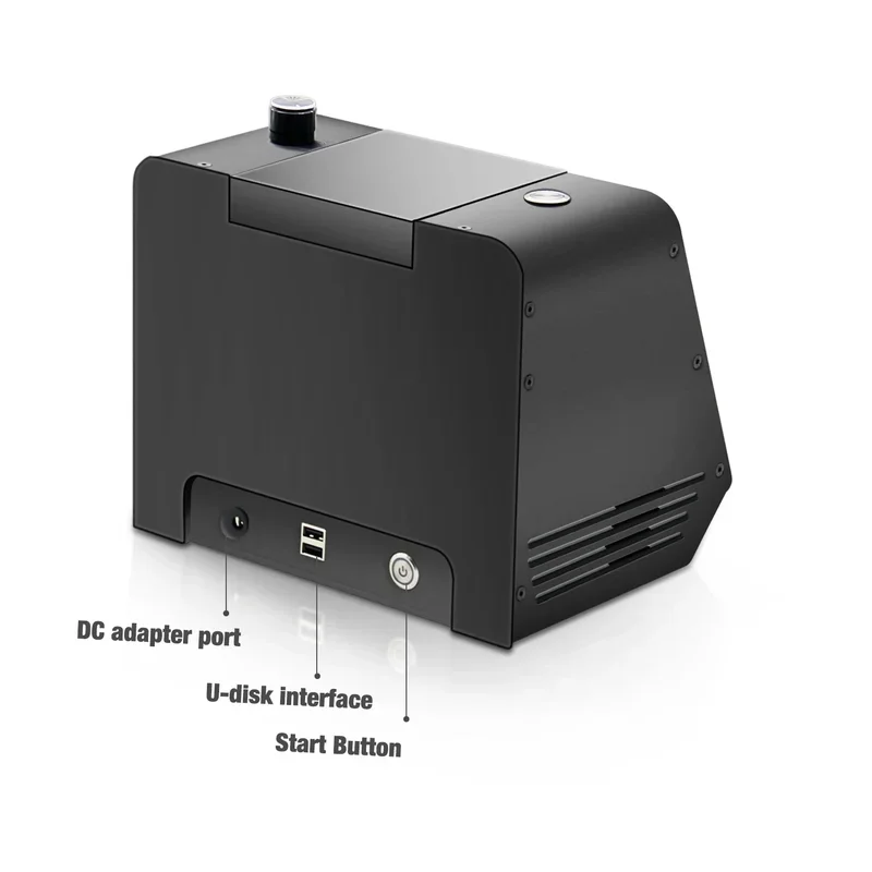 Desktop diffraction type Digital Gem Spectroscope with Clear diamond Spectrum of 415nm on 1024*600 resolution Screen