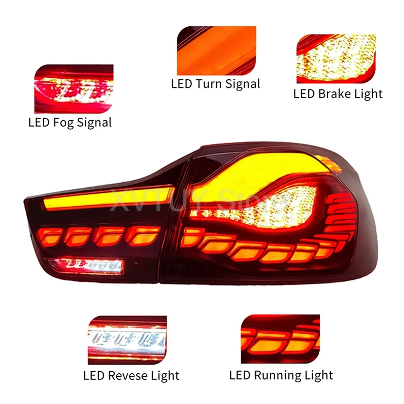 Taillight Assembly For BMW 4-series F32 F36 LED Running Light Sequential Turn Signal 2014-2019 Brake Backup Lamp Car Accessories