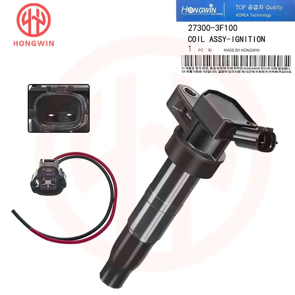 

New Ignition Coil 27300-3F100 For Hyundai Genesis Tucson Sonata Kia Optima Sorento Sportage 273003F100 27301-3F100 27300-2G000