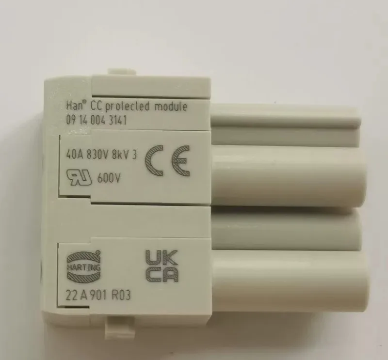 2pcs 09140043141 HARTING connector HanCC female core plug 4-pin crimp pin wiring