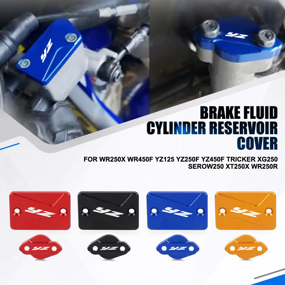 

For YAMAHA WR250X WR450F YZ125 YZ250F YZ450F Tricker XG250 SEROW250 XT250X WR250R Brake Clutch Master Cylinder Gaskets Cover Cap