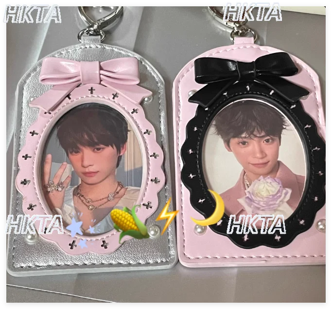 

Новый держатель для карт в японском стиле с узлом-крестиком, из искусственной кожи Gumei, маленький брелок для карт, декоративный бант, милый кулон для сумки для женщин и девушек