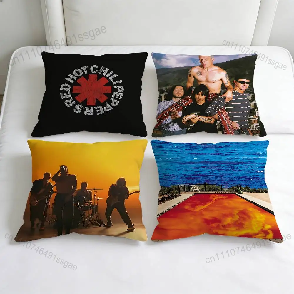 

Red Hot C-Chili P-Peppers Fashion Square Pillow Case Durable Throw Pillow Cover for Sofa Couch Chair