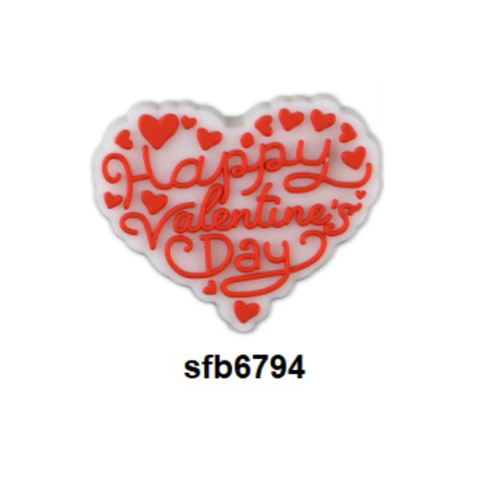 10PCS love theme be mine Silicone focal Beads For Jewelry Making DIY Nipple Chain Bead Pen keychain Accessories