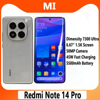 Original Xiaomi Redmi Note 14 Pro 5G MTK Dimensity 7300 Ultra 50MP OIS Camera 5500mAh 6.67\