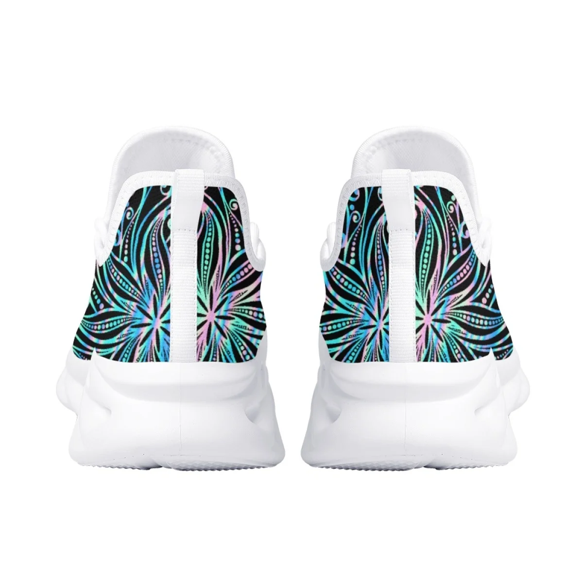 INSTANTARTS oddychające nie rozcięcie siateczka buty Mandala z delfinkiem buty do biegania damska brudna poduszka do tenisa