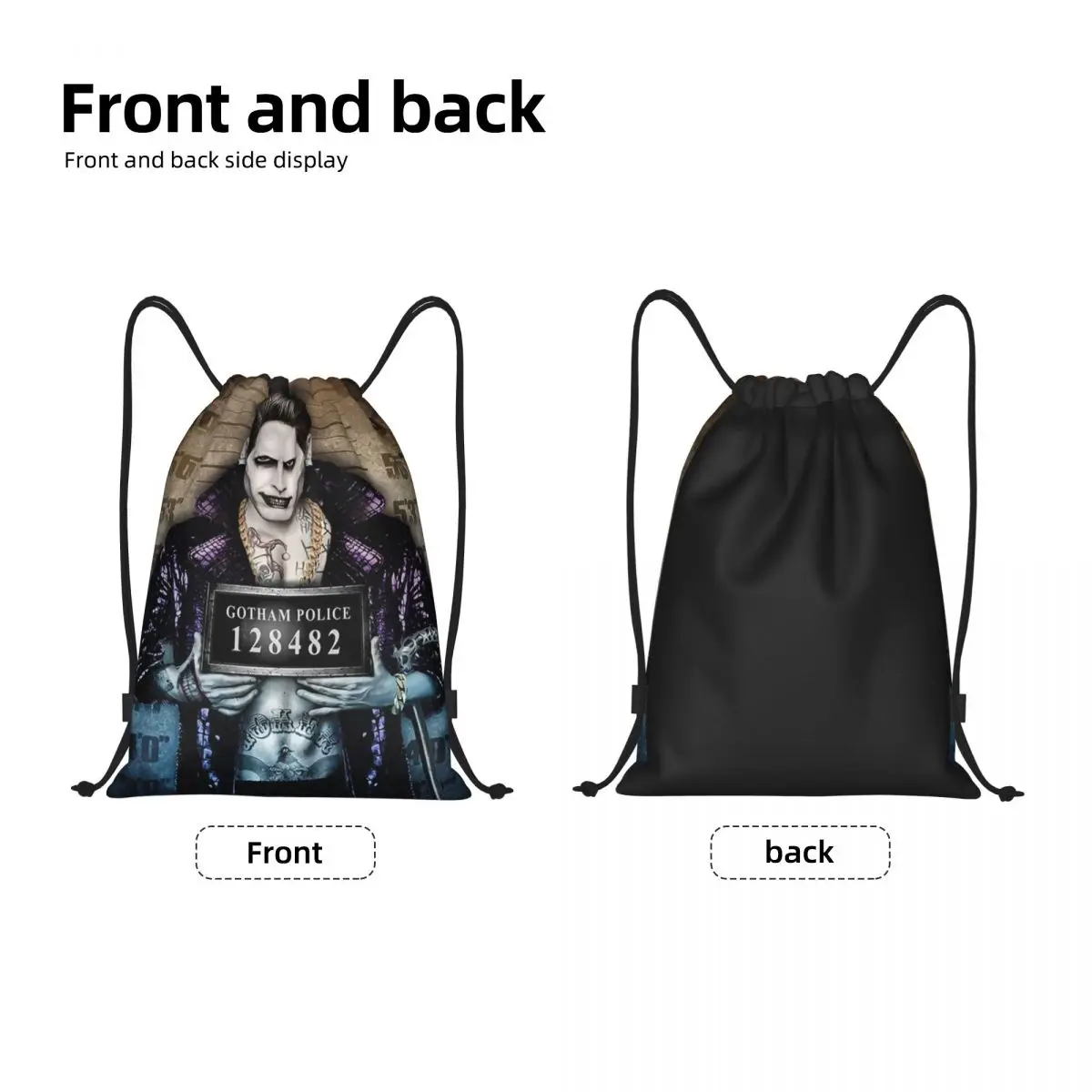 Michael Myers Halloween Horror Movie Serial Killer Drawstring Backpack Bags Lightweight Gym Sports Sackpack Sacks for Traveling