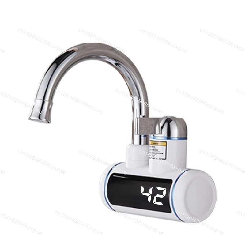 Wholesale side influent digital instant electric faucet kitchen bathroom installation-free connection heating