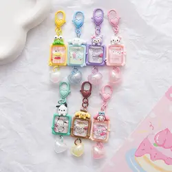 Hello Kitty Sanrio Keychain Cute Cinnamoroll Kuromi Keyring My Melody Keychains Children Toys Backpack pendant Key Chain Gifts