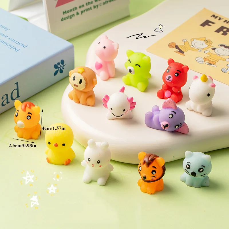 سوبر لطيف يجلس الحيوانات موتشي اسفنجي اللعب مكافحة كرات الإجهاد الضغط الحسية ضغط تململ لعبة للأطفال حفلة Favors