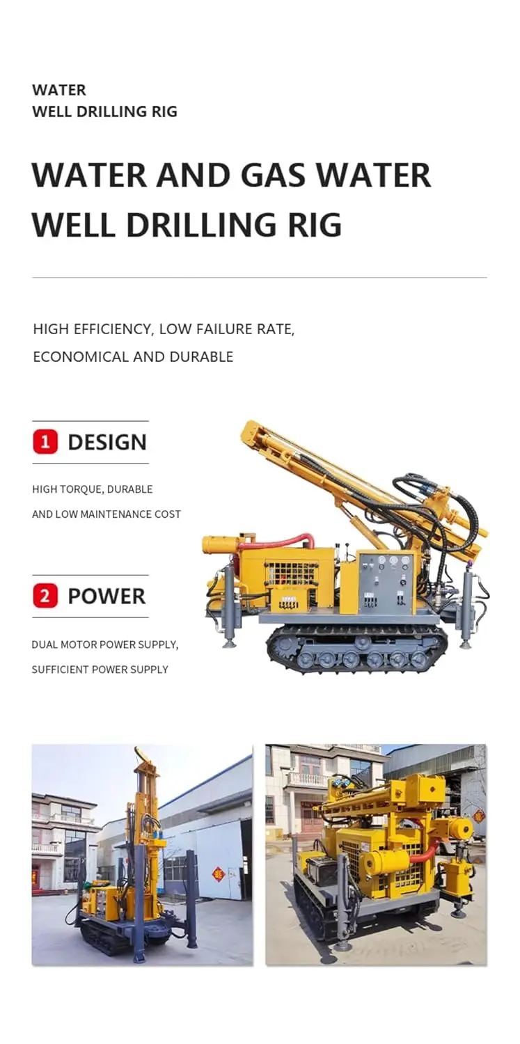 Impianto di perforazione a doppio scopo: sistemi rotanti per un'installazione efficiente di pozzi d'acqua e una esplorazione di gas naturale Profondità: 300 m+ Fango/Aria