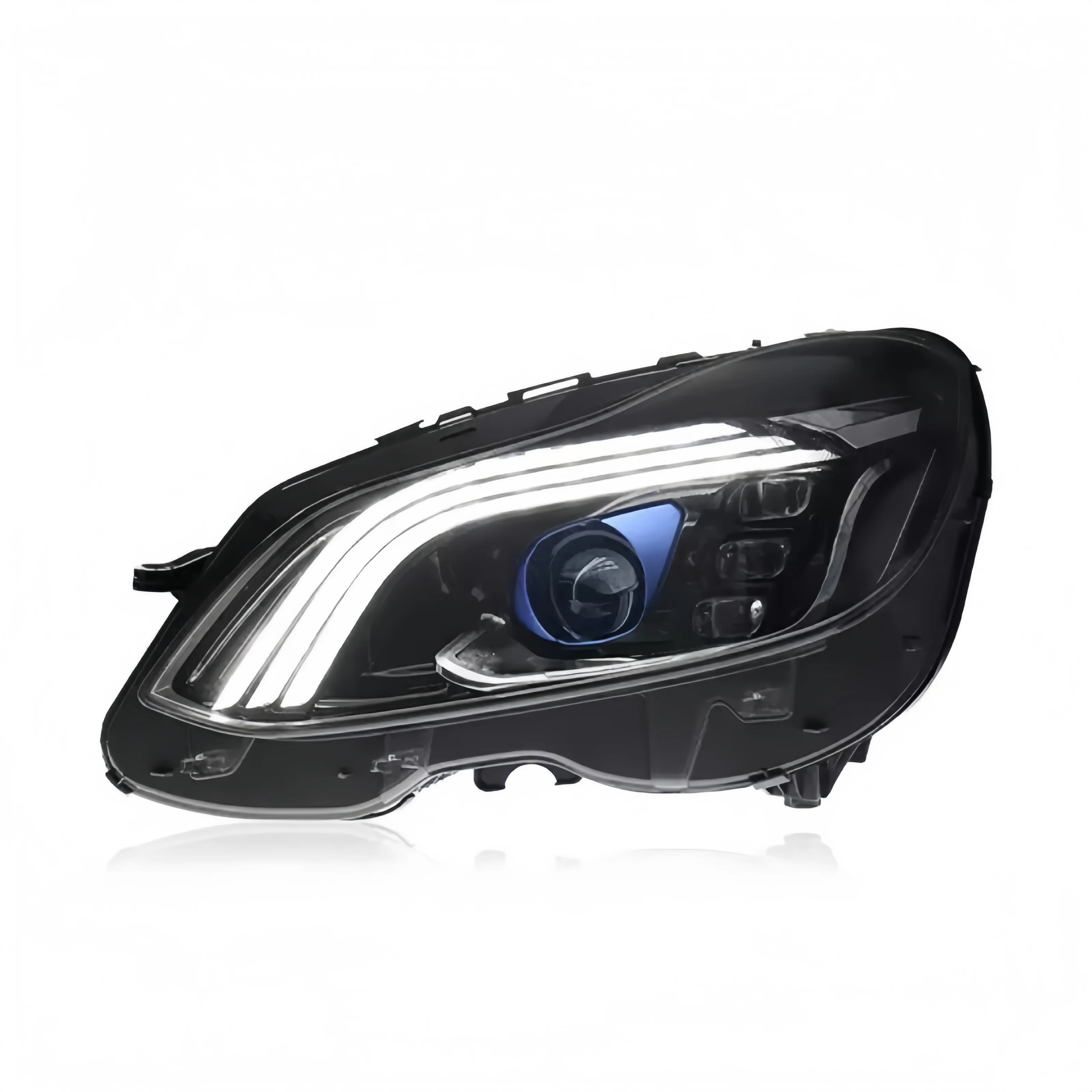W212 Turn Signal Smoked Housing Plug and Play Full LED Projector Headlight for Benzs E Class W212 Facelift 2014-2016