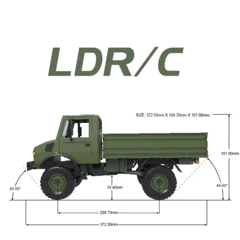 1:12 Rc Model samochodu ulepszenie zewnętrzny pilot zdalnego sterowania wspinaczka terenowa Unimog U1300 symulacja wiele baterii zabawka chłopiec