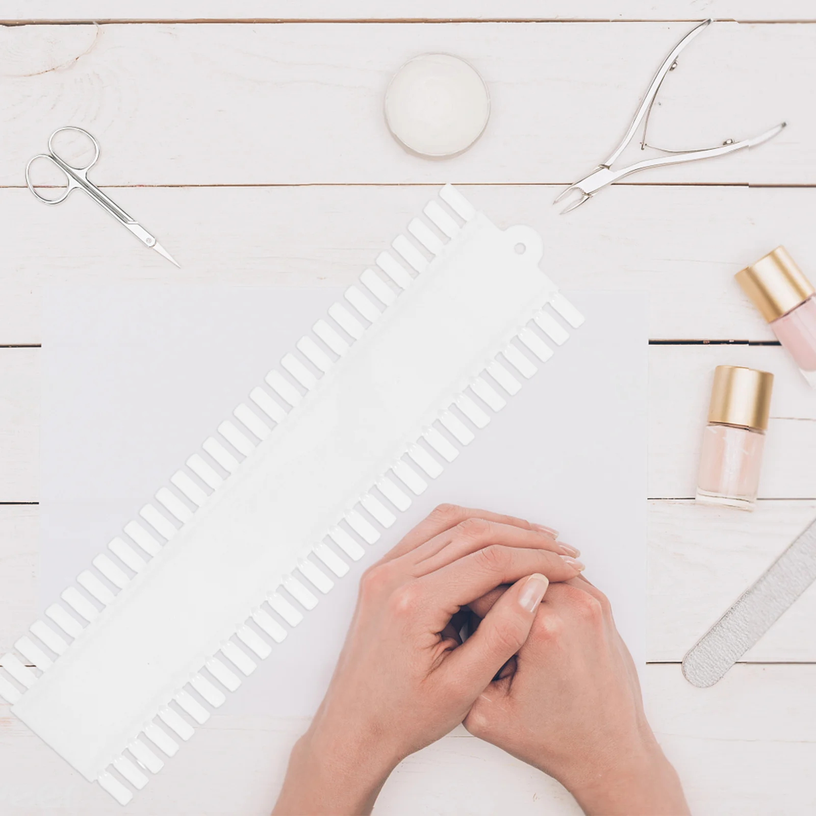 Tablero de exhibición de arte, 60 colores Beige para salón, práctica escolar, herramienta de comparación de colores, paleta de puntas de uñas, suministros para decoración de uñas, 2 uds.