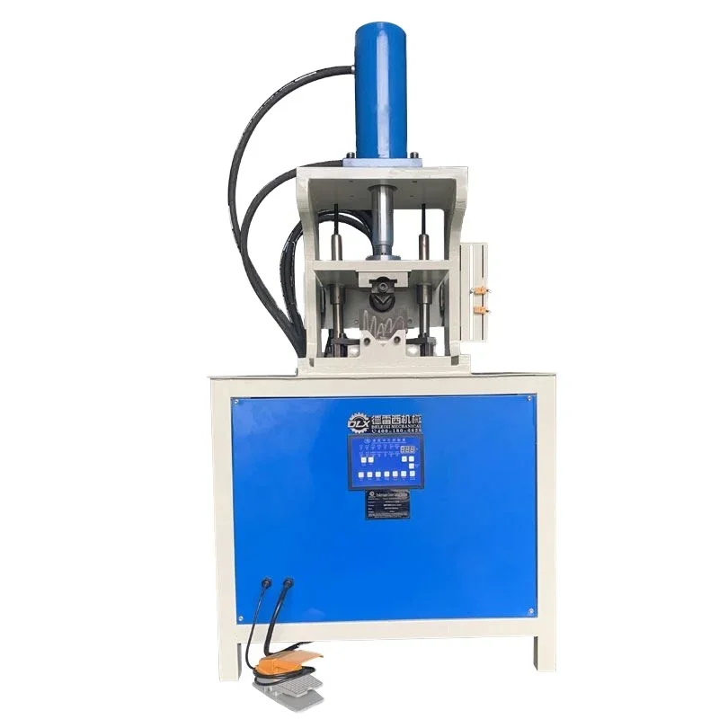 Hydraulic angle cutter 90 degree steel pipe hole Cutting Machine square tube notching Punching machine