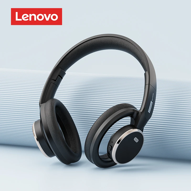 Keuze Lenovo Gaming Headset Draadloze Bluetooth 6.0-oortelefoon Opvouwbare sport-over-ear-hoofdtelefoon met HD-microfoon Geschenken LS116