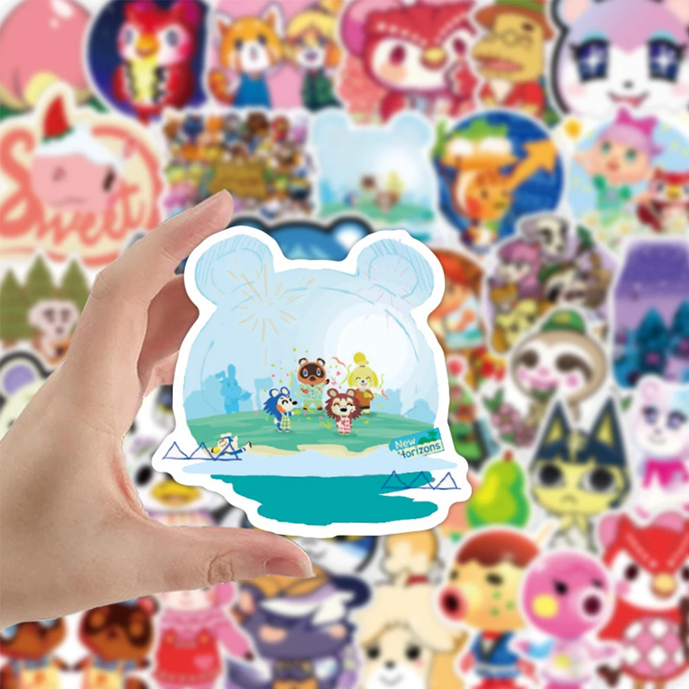 10/30/50/100pcs Cartoon Animal Stickers for Laptop Scrapbooking Water Bottle Waterproof Aesthetic Graffiti Cute Kids Sticker