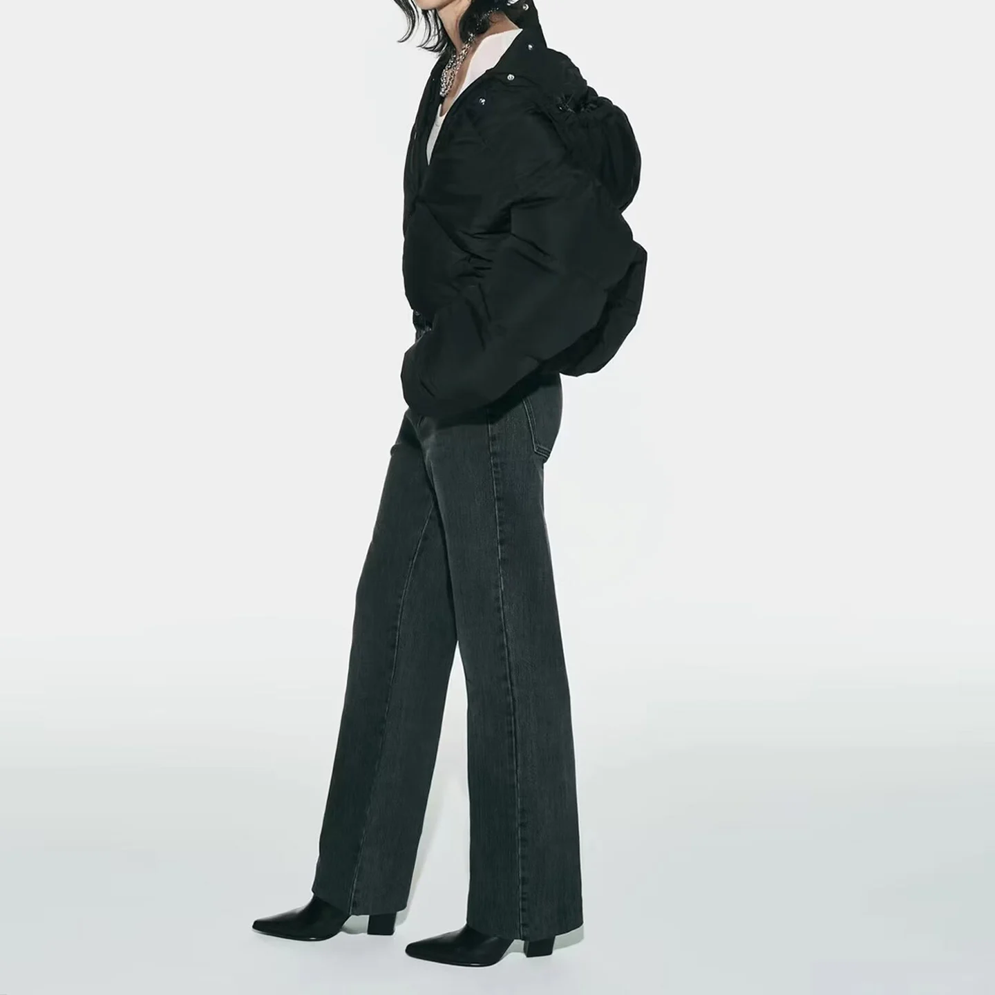 Z レディース ファッション コットン ジャケット 2025 新作 スタイリッシュ 多用途 個性的 デイリーウェア 通勤に便利 ジッパー開閉