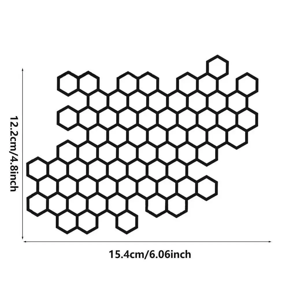 

Personalized honeycomb-shaped electric motorcycle stickers, helmet decals, waterproof bumper and creative decorative stickers