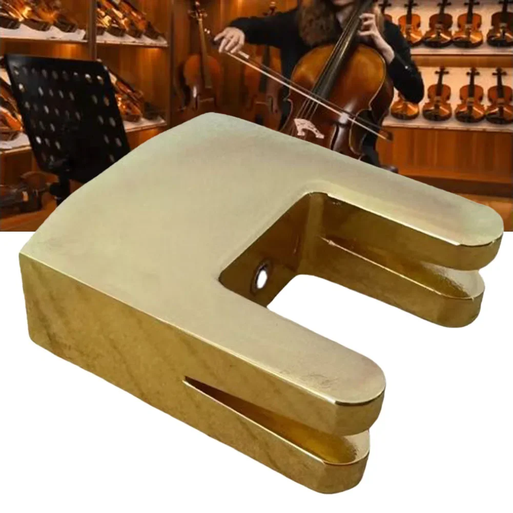 New Musical Instrument Accessories 2-Prong Metal Silencer Mute Cello Practice Mute Violon Cello Mute 2 Claw Cello Metal Muffler