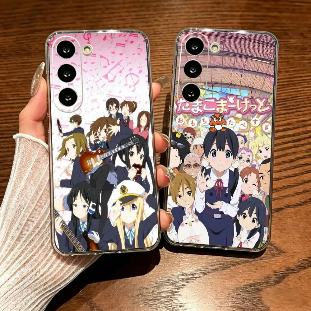 Tamako Market Precise Hole Transparent Printed Phone Case For Samsung Galaxy A73/A72/A71/A53/A52/A51/A22/A91/A80