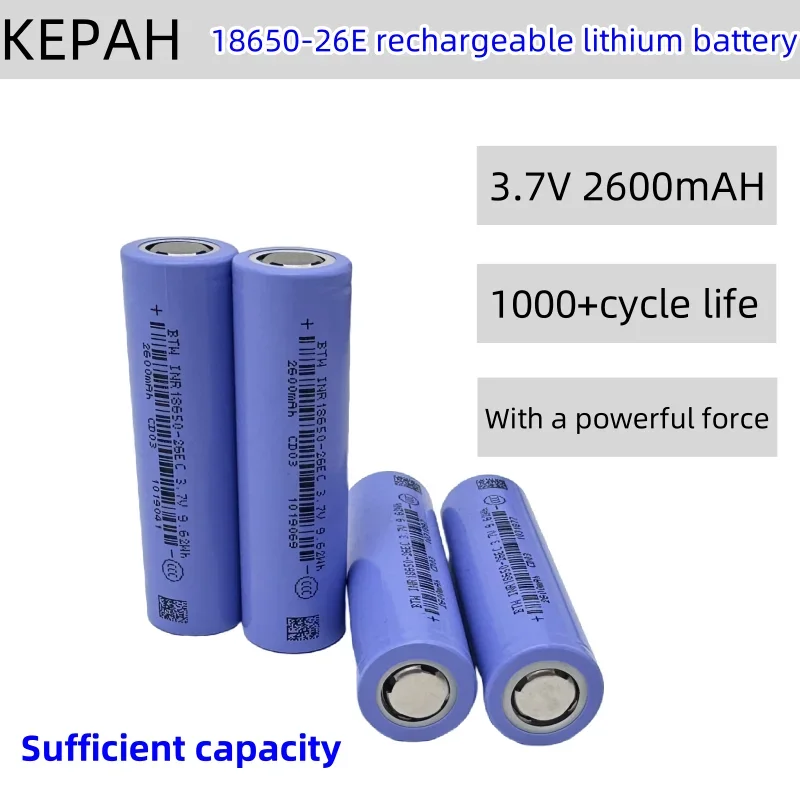 1-16pcs 35A 18650 2600mAh 3.7V lithium-ion rechargeable battery 10A lithium battery for high power consumption of flash Vaping