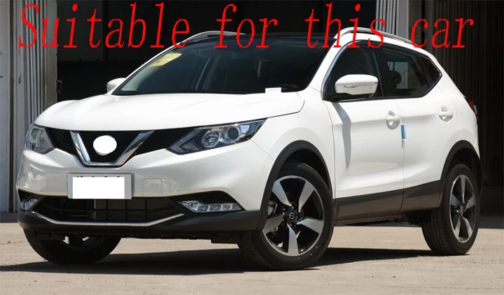 Plastic Exterior Visor Vent Shades Window Sun Rain Guard Deflector 4pcs For Nissan Qashqai Second generation (J11) 2014-2020