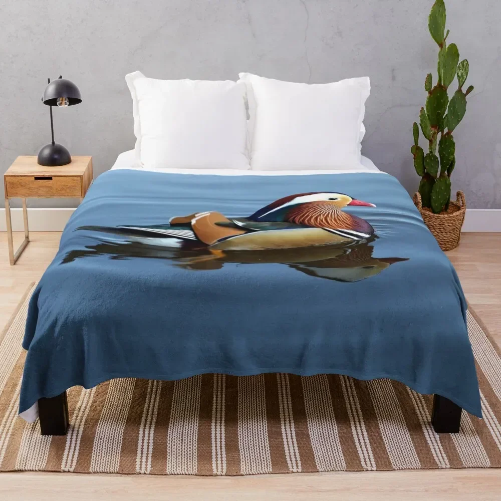 Mandarin Duck Throw Blanket Thermals For Travel warm winter Blankets