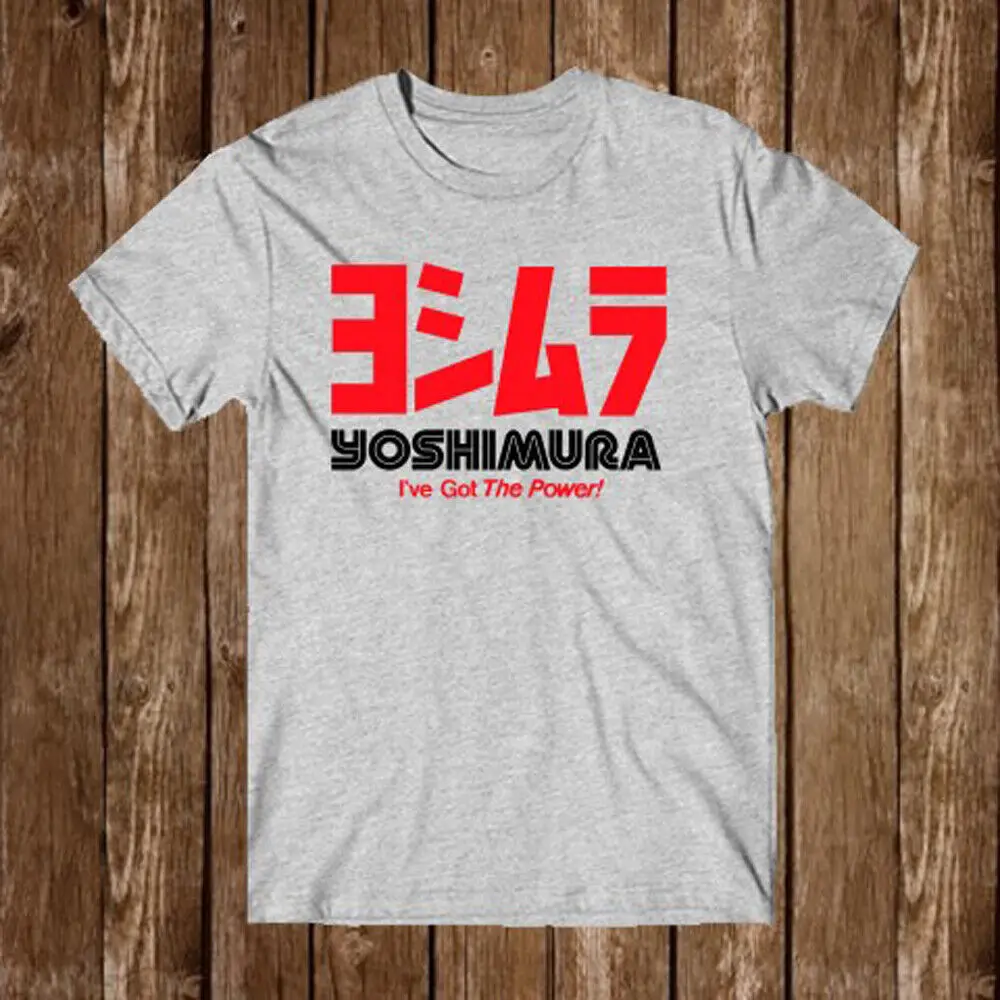 Yoshimura Racing Motorcycles Men\'s Grey T-Shirt Size S-5xl