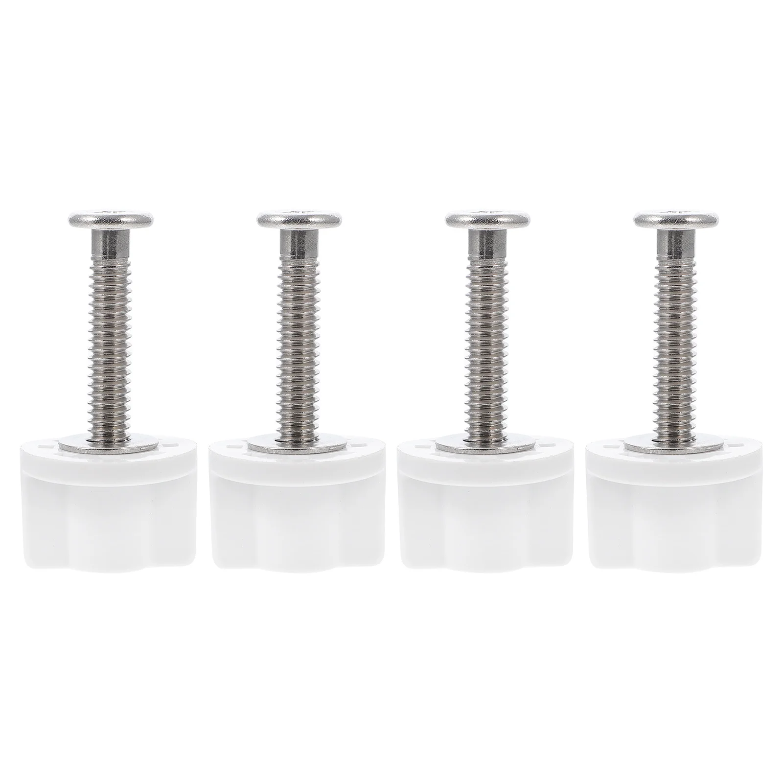 

4Pcs Toilet Seat Screws Durable Stainless Steel Anti-Rust Bolts Toilet Seat Fixing Replacement Parts Universal Mounting Bolts