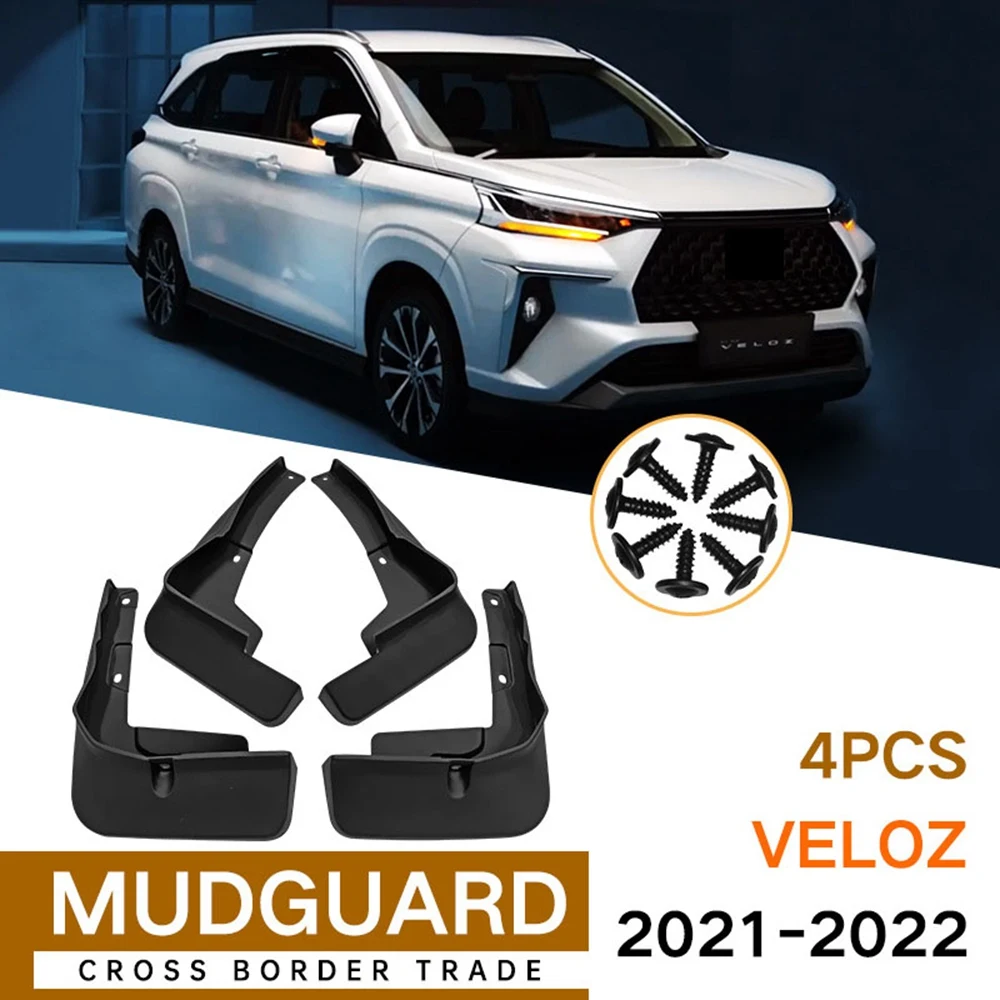 Guardabarros de coche para Toyota Veloz 2021-2022 guardabarros protector contra salpicaduras accesorios de coche