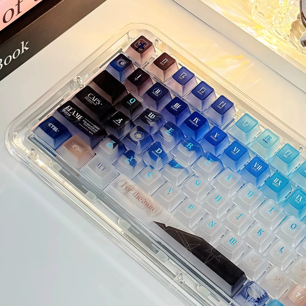MAIMOOO Honkai: Star Rail Phainon Keycaps Cherry Profile PC Frosted Transparent Anime Game Khaslana Mechanical Keyboard Keycap
