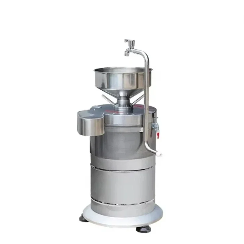 Commercial stainless steel soybean milk machine with efficient grinding and desliming for tofu production