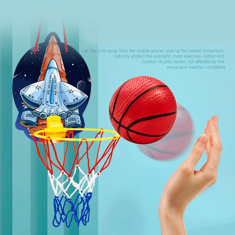 Cartoon Animal Basketball Hoop Toys Kids Throw Basketball Stand Set Indoor Outdoor Sport Games Play Toys for Children Boys Girls